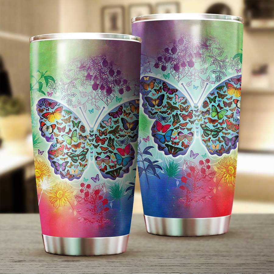 [Tumbler] Love Butterfly Stainless Steel-524