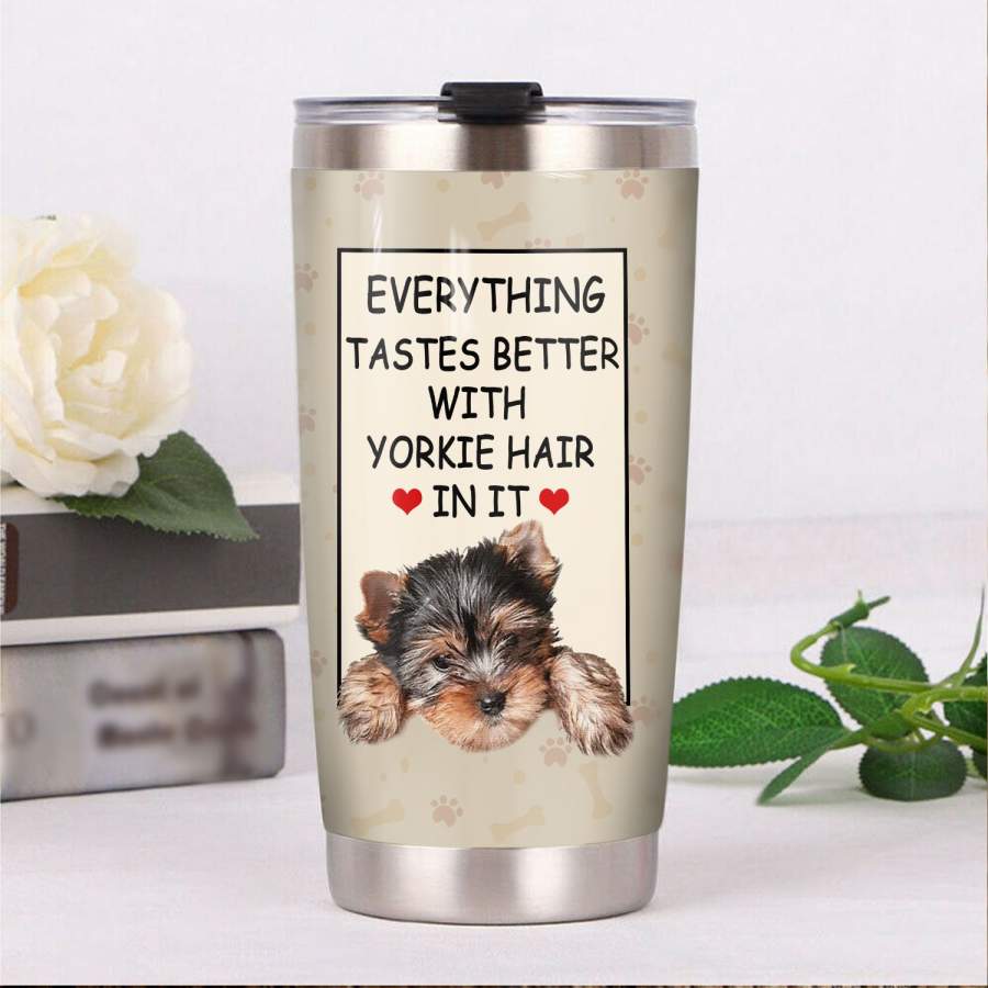 Yorkshire Terrier Dog Steel Tumbler MR1104 68O51