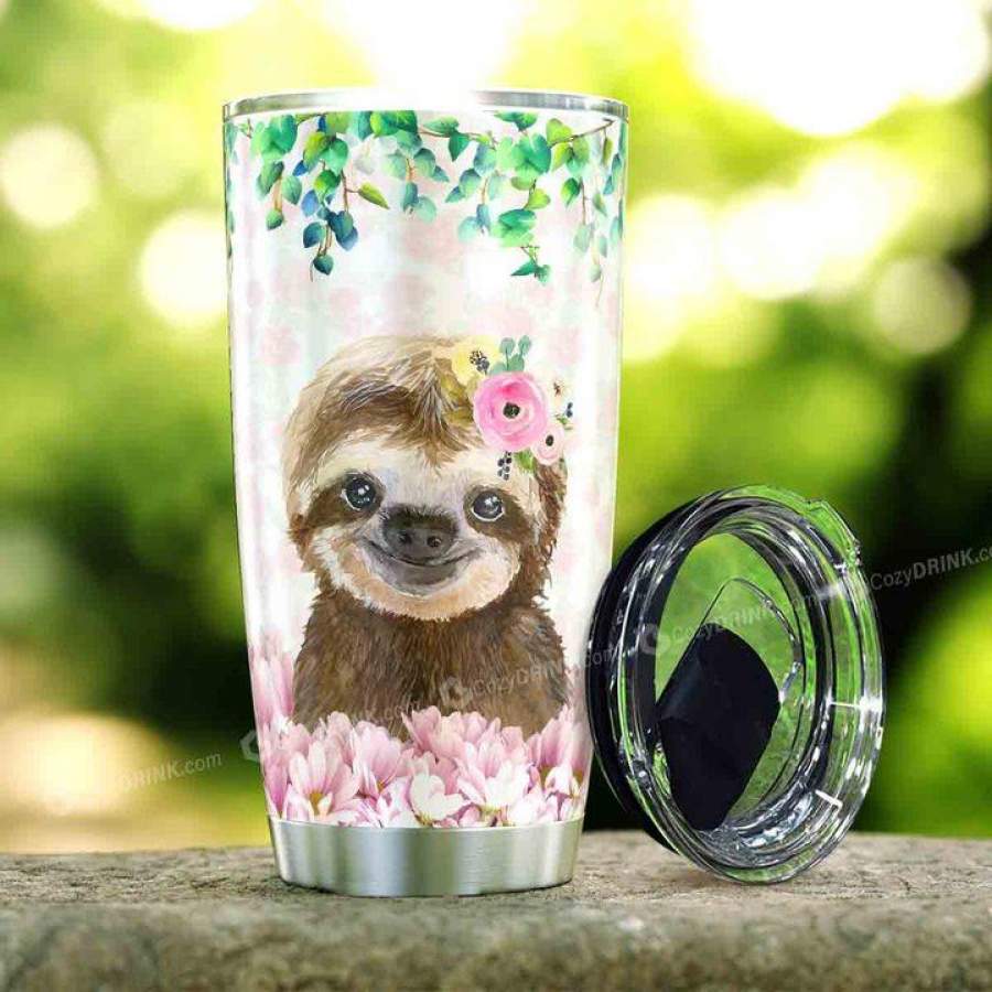 Living A Sloth Life Stainless Steel Tumbler P98T9