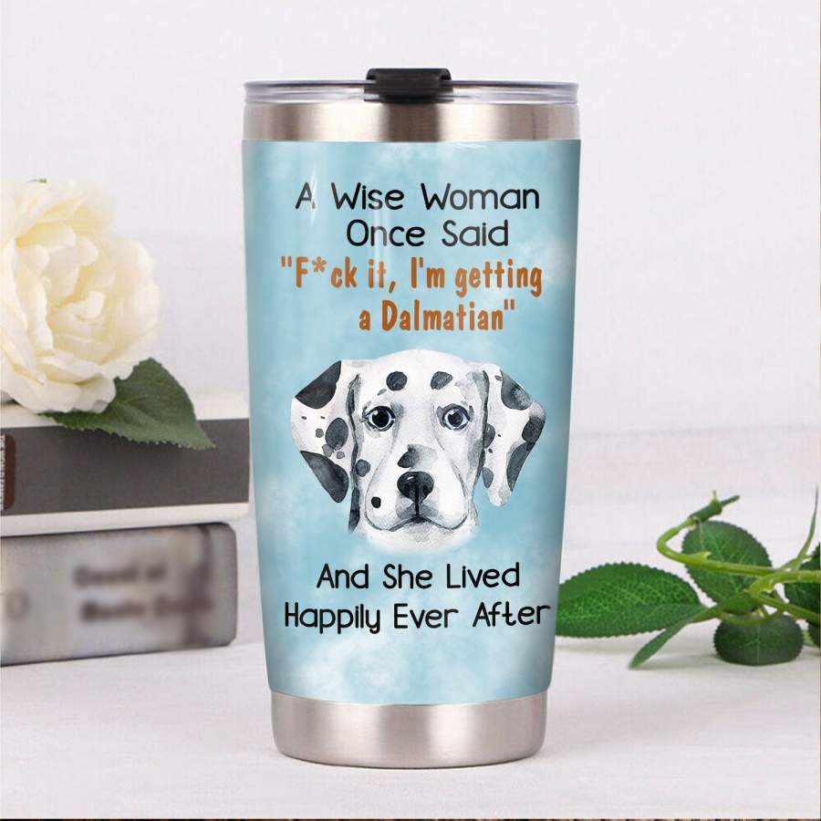 Dalmatian Dog Steel Tumbler MR1306 68O56