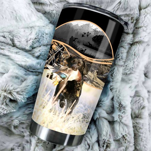 Duck Hunting Dog Stainless Steel Tumbler, Gift Ideas For Wife, Birthday Gift For Sister, Gift Ideas For Dad, Gift For Mother, Gifts To Grandpa