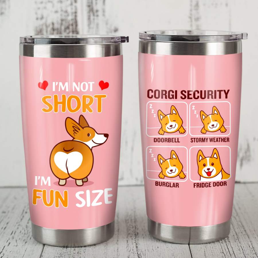 Corgi Dog Steel Tumbler JR3004 87O60