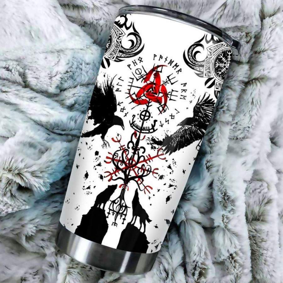 Viking Tattoo Stainless Steel Tumbler 20oz