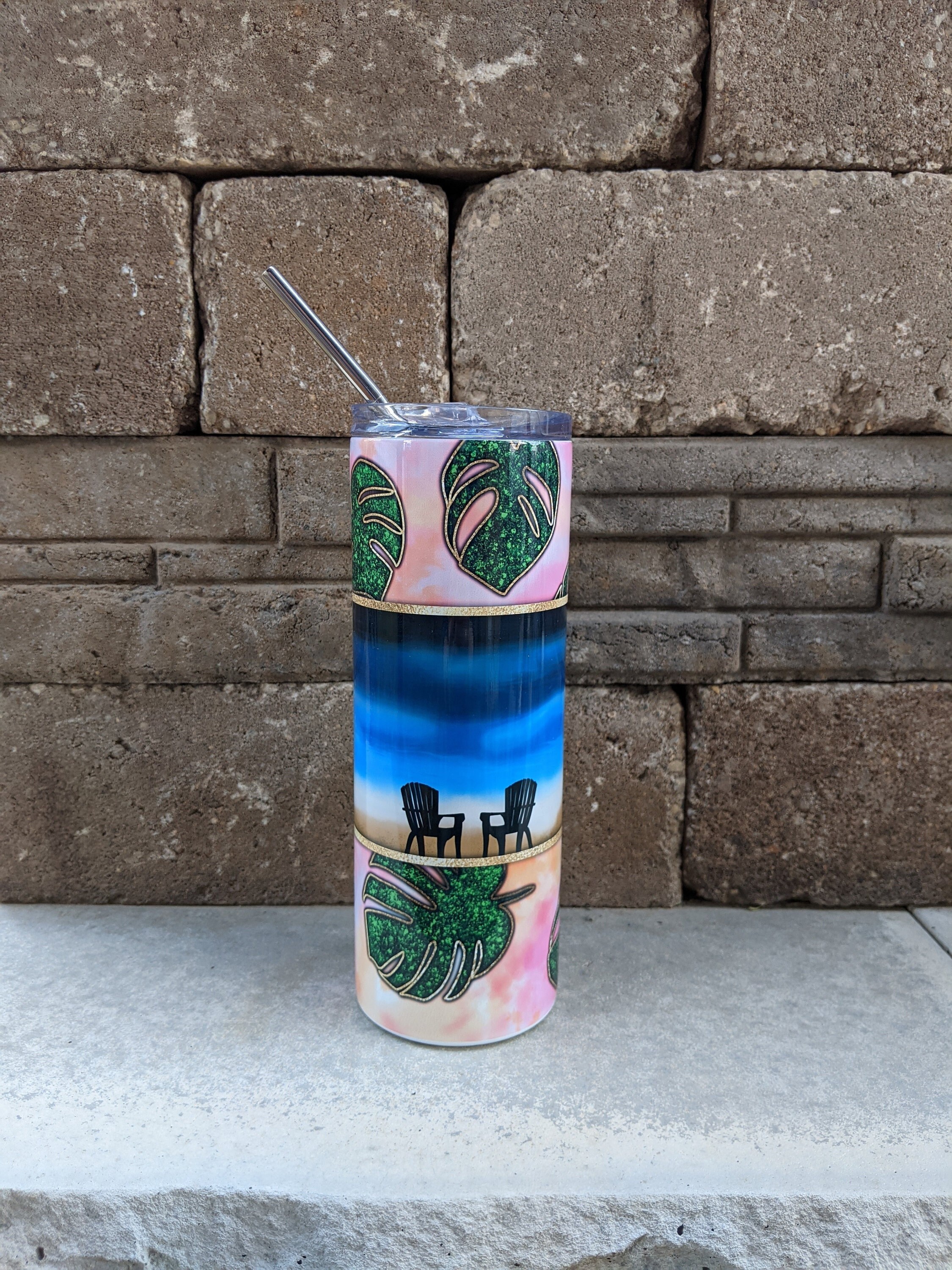 Beach Cup | Beach Vacation | Beach Tumbler |  Beach Gift