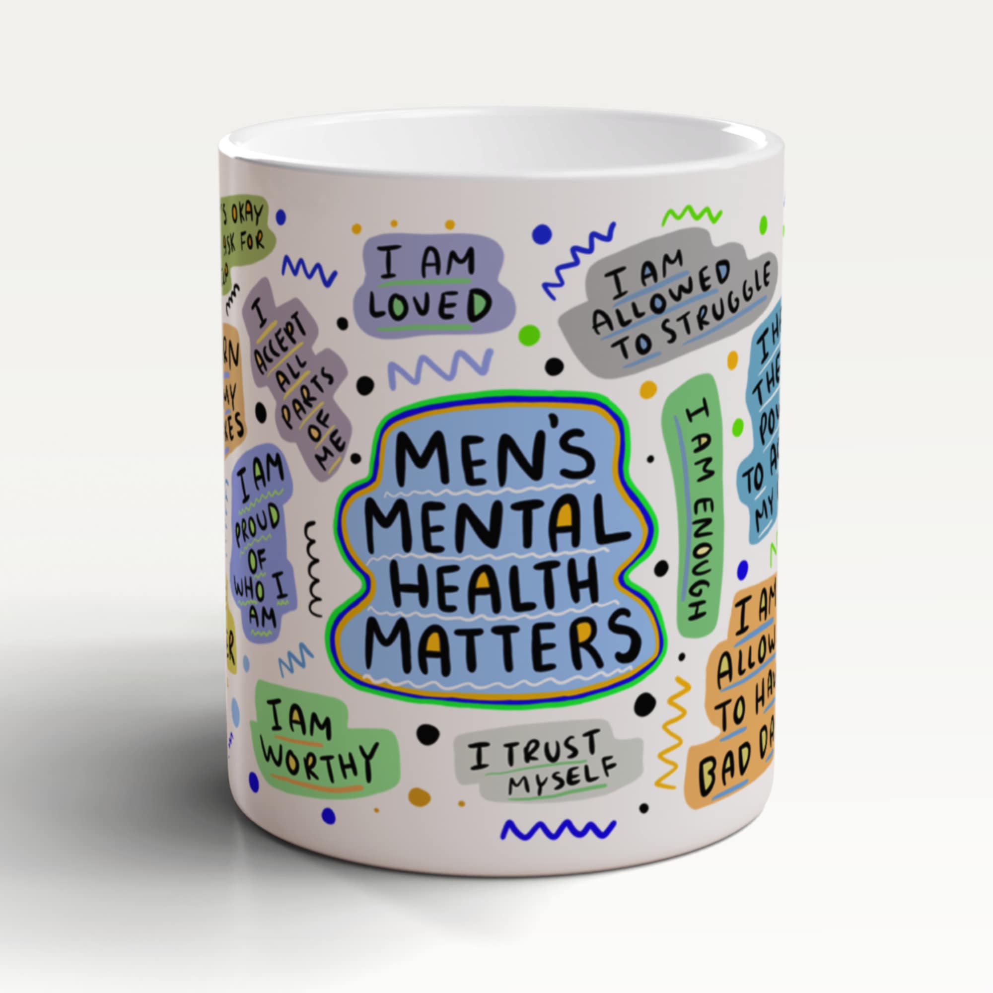 Mental Health Mug, Dad Mug, Dad Appreciation, Fathers Day 2023, Mug For Him, Mental Health Gifts, Affirmation Mug, Mental Health Matters