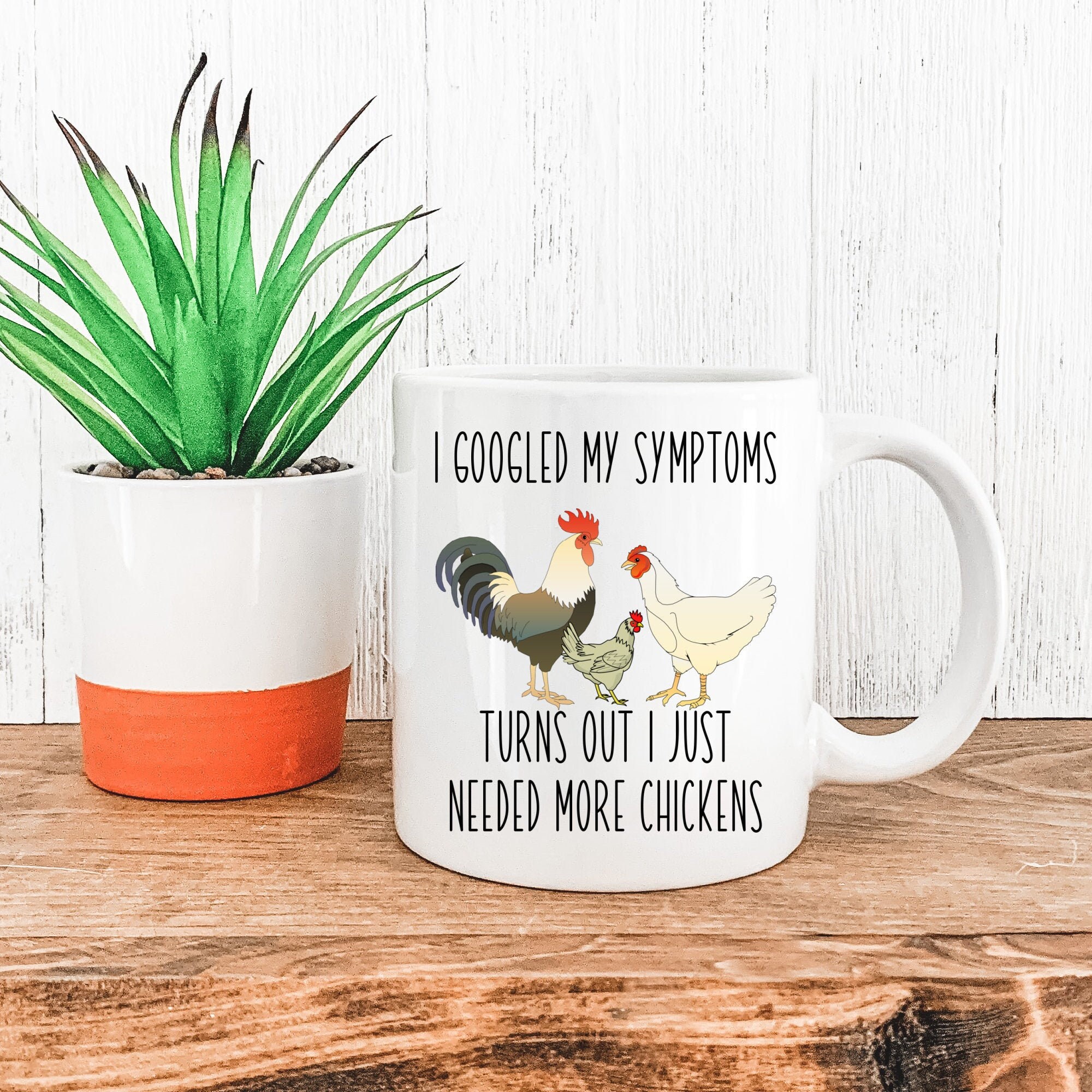 Funny Chicken Coffee Mug, Cute Chicken Gift, Chicken Lover, Funny Chicken Cup, Gift for Her, Him, Birthday, Chicken Decor, Hen Mug