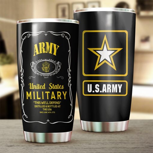 U.S. Army  Stainless Steel Insulated Tumbler Cups, Birthday Gift Ideas, Birthday Gift Ideas For Mom, Gift For Brother, Gifts For Dad