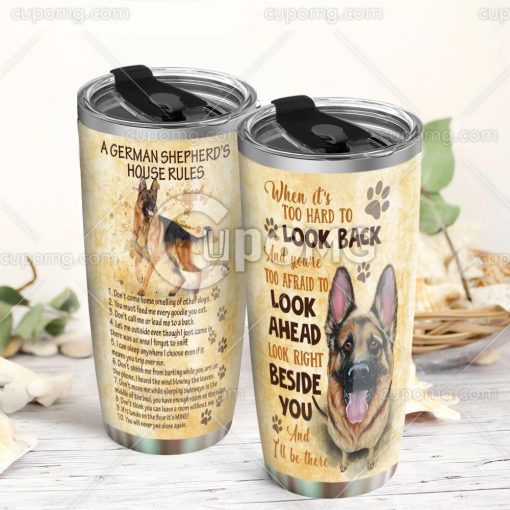 German Shepherd Dog Stainless Steel Tumbler, 60Th Birthday Ideas, Mother Of The Bride Gifts, Gift Ideas For Wife, Gift For Wife, Gift Ideas For Dad