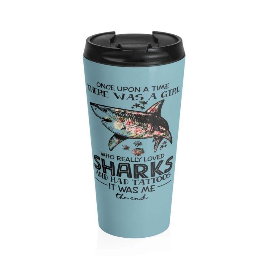 Sharks Flower CL15100114MDT 16oz 20oz Travel Mug Vacuum Sealed Tumblers