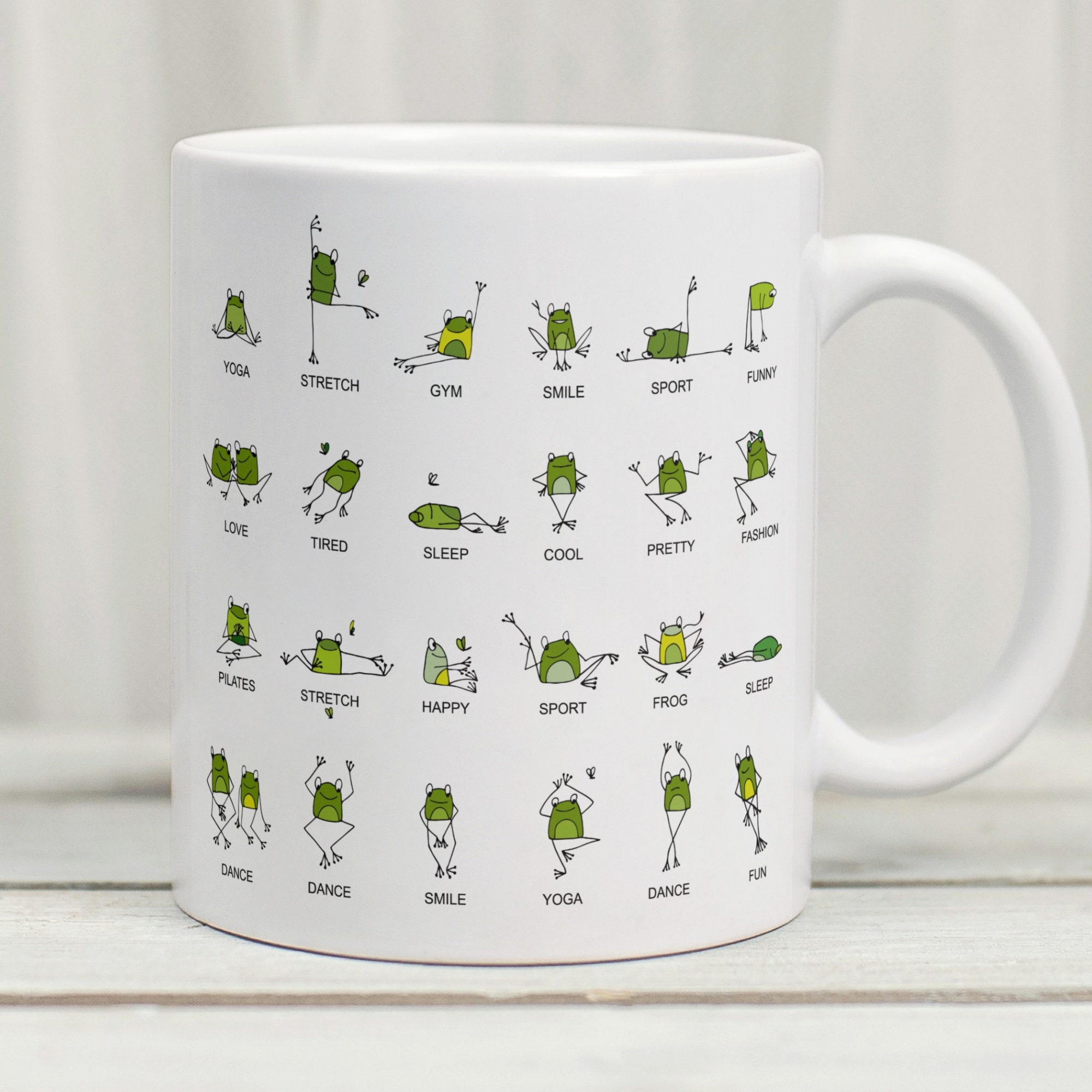 Funny Frog Mug, Cute Frog Mug, Frog Lover Gift, Cute Frog Gifts, Frog Mug, Frog Coffee Cup, Funny Frog Gift