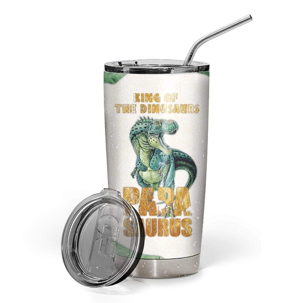 Gearhuman 3D King Of The Dinosaurs Custom Name Design Vacuum Insulated Tumbler