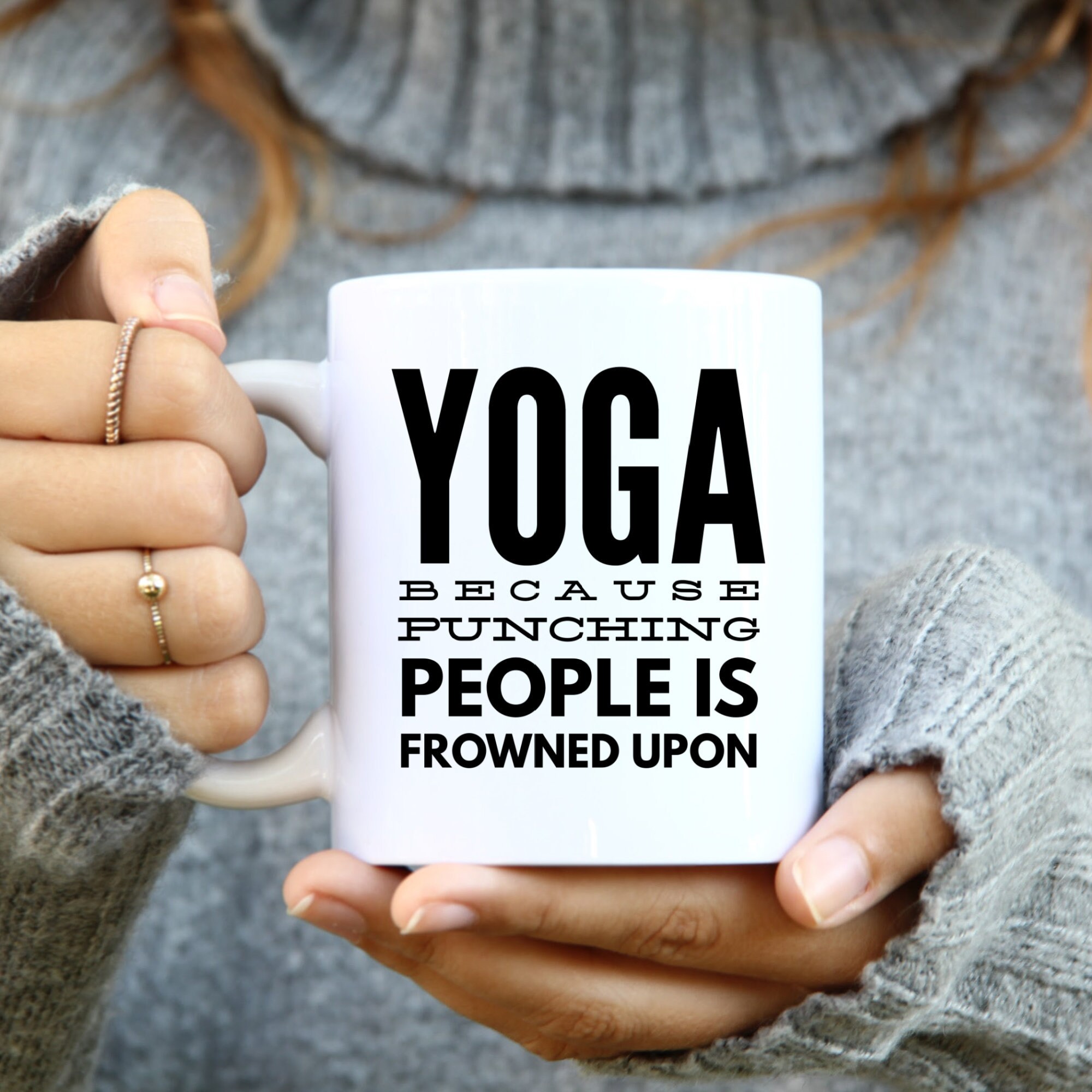 YOGA INSTRUCTOR Gift Mug for Men and Women l For Birthday, Appreciation, Thank You Gift, Personalized Coffee Mug for Yoga Lovers