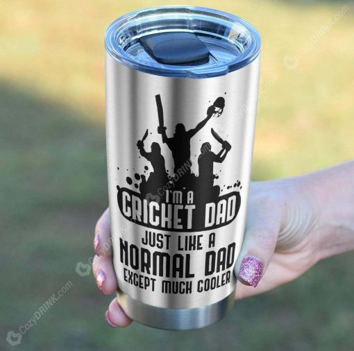 Cricket Dad Stainless Steel Tumbler