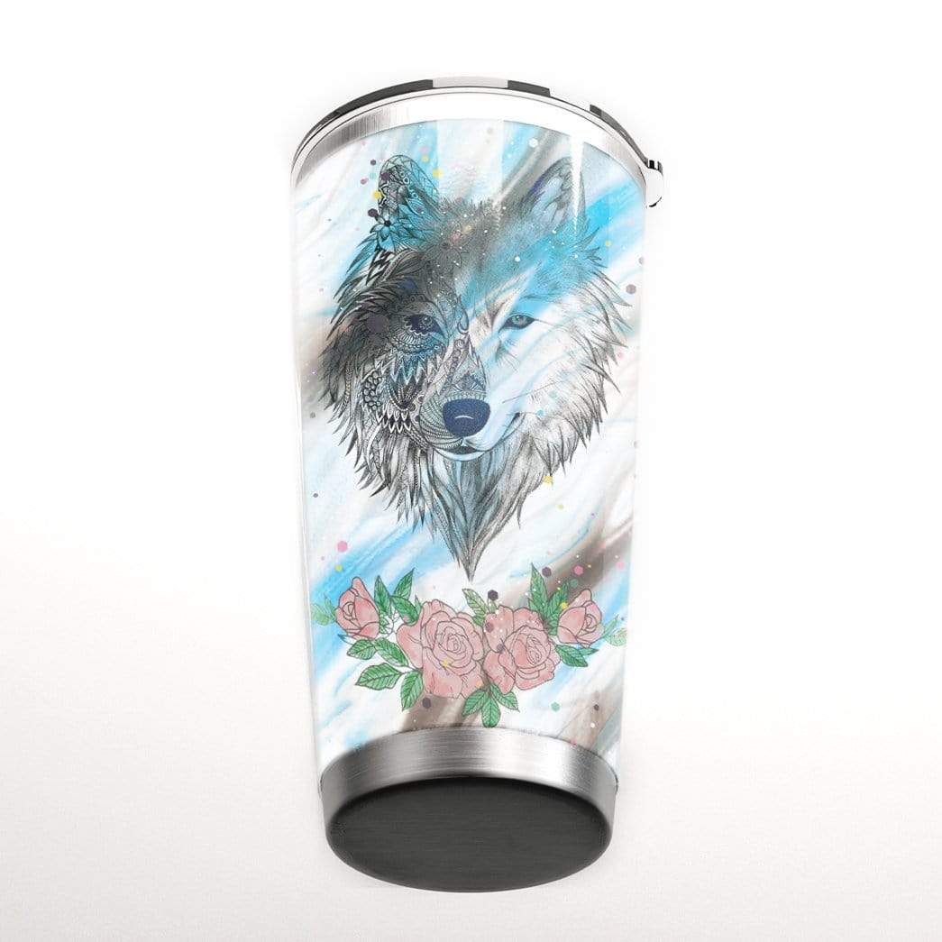 Gearhuman 3D And Into The Forest I Go To Lose My Mind And Find My Soul Glitter Custom Design Vacuum Insulated Tumbler