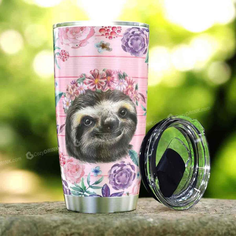 Sloth Princess Stainless Steel Tumbler P98T9