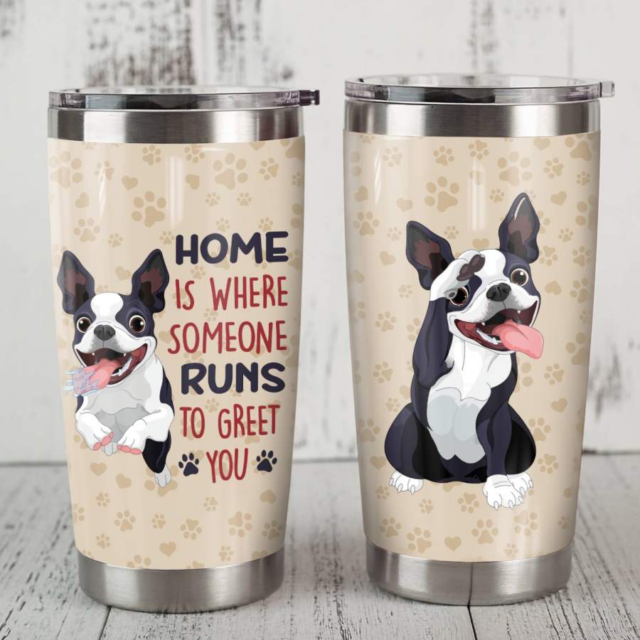 Boston Terrier Dog Steel Tumbler FB0401 70O33