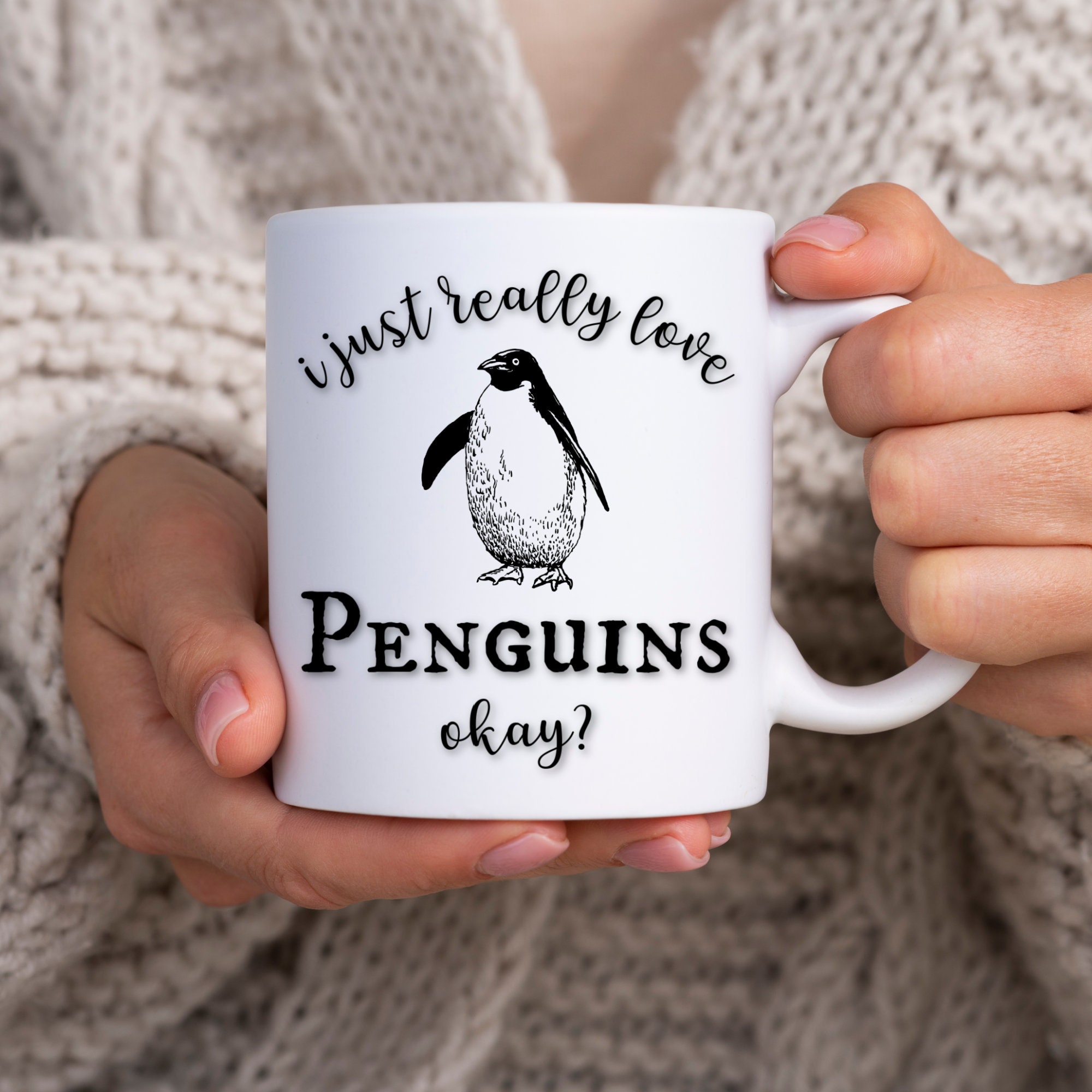 Penguin Mug, Penguin Gift, Penguin Lover Gift, Penguin Coffee Mug, Penguin Lover Mug, Penguin Decor, Custom Penguin Mug, Penguin Fan