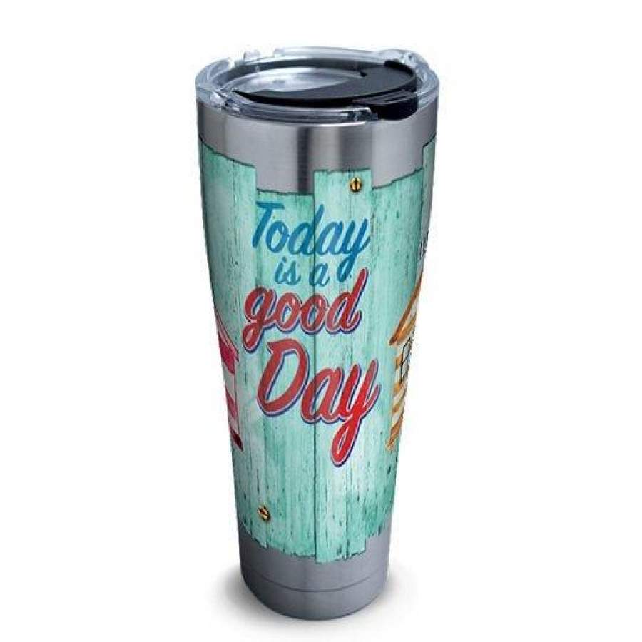 A Good Day Cabanas CL15100001MDT 16oz 20oz Travel Mug Vacuum Sealed Tumblers