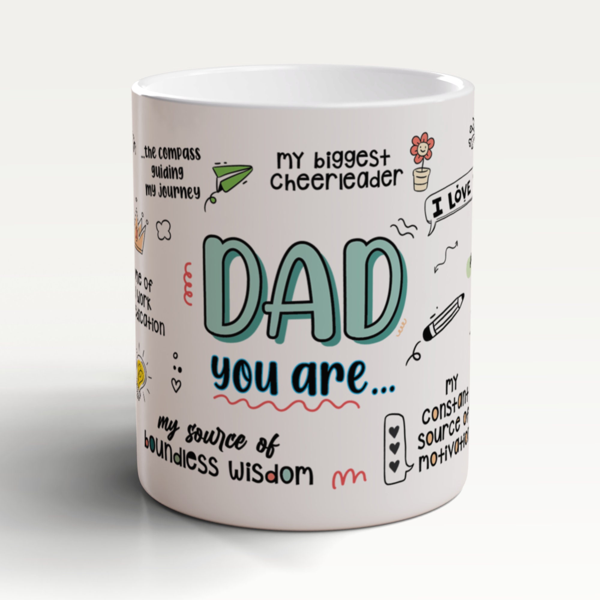 Dad Mug, Dad Affirmation Mug, Dad Coffee Mug, Gift For Dad, Fathers Day Mug, Fathers Day Gifts, Fatherhood Gift, Dad Birthday Gift