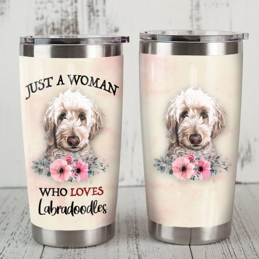 Labradoodle Dog Steel Tumbler