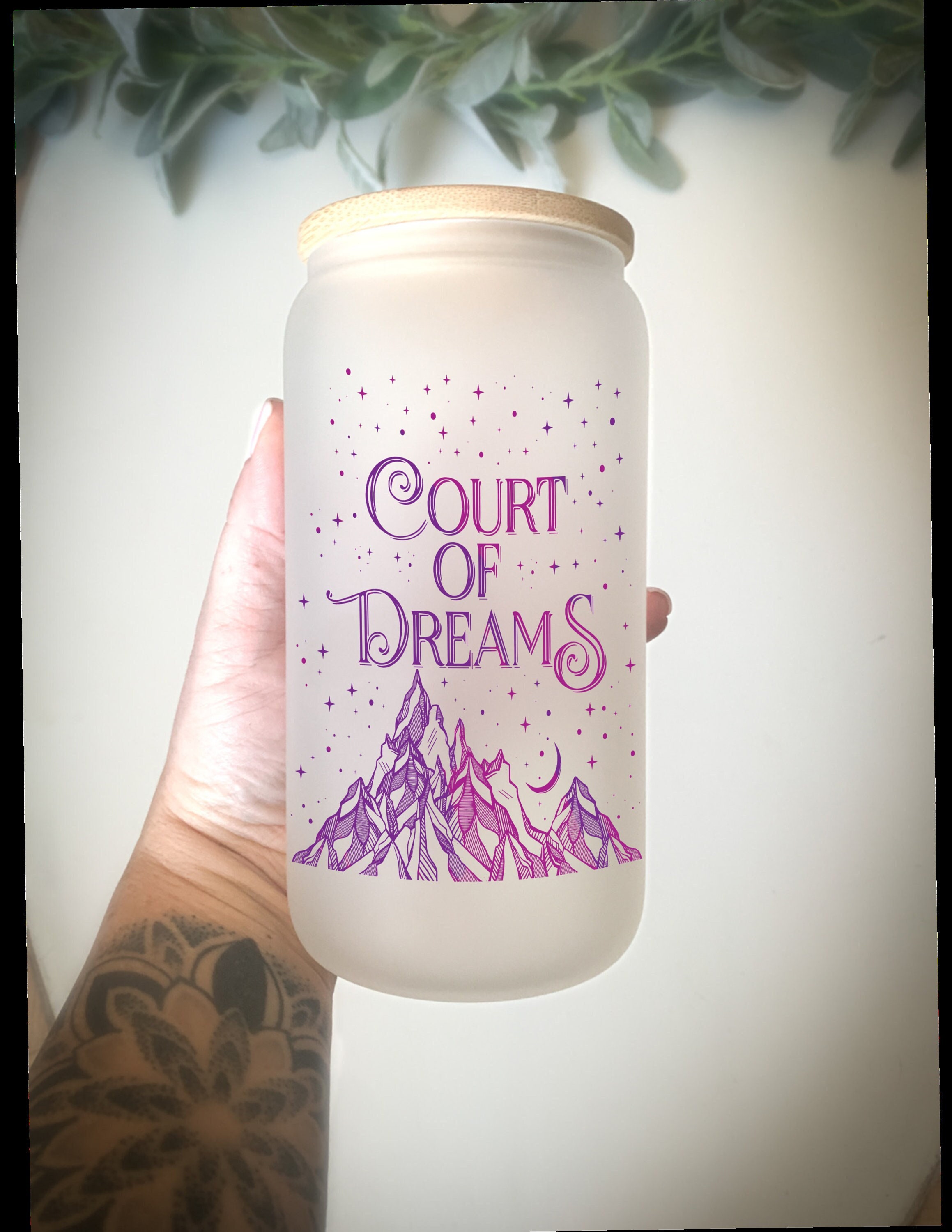 Acotar Cup – Court of Dreams/ Acotar Rhysand of the night court/ A court of Thorns and Roses/ Celestial cup