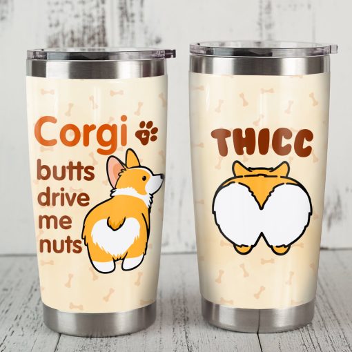 Corgi Dog Steel Tumbler, Father’S Day Gifts, Birthday Gifts For Her, Gift For Wife, Gift Ideas For Dad, Gift For Boyfriend, Best Gifts For Mom