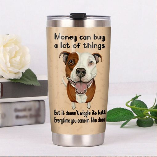 Pitbull Dog Steel Tumbler, Gift For Boyfriend, Best Friend Gift Ideas, Birthday Gift Ideas, Mom Christmas Gifts, Gift For Best Friend