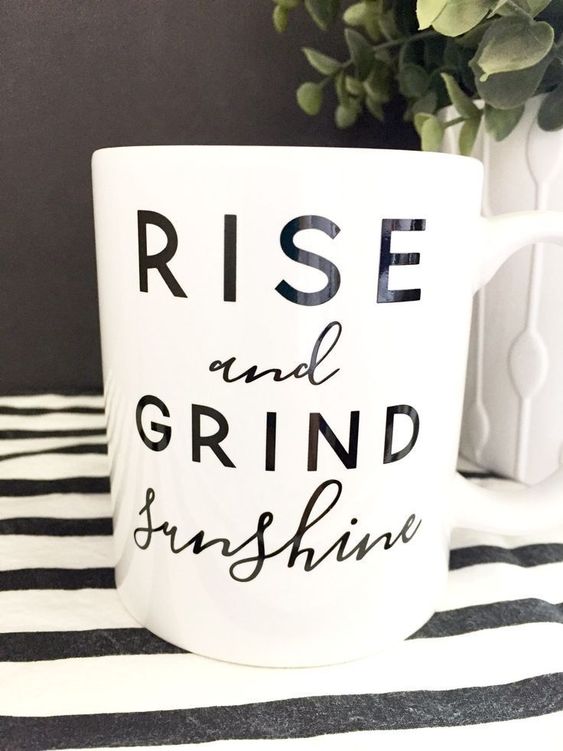 “Rise & Grind” Coffee Mug
