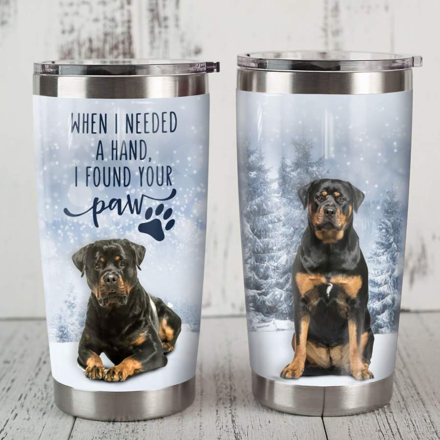 Rottweiler Dog Steel Tumbler MR1105 69O49