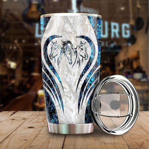 Love Horse Stainless Steel Tumbler, Gift For Brother, First Mother’S Day Gift, Birthday Gift Ideas, Gift For Friend, Gifts To Grandpa