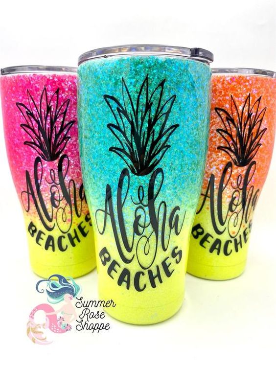 Aloha Beaches Stainless Steel Tumbler