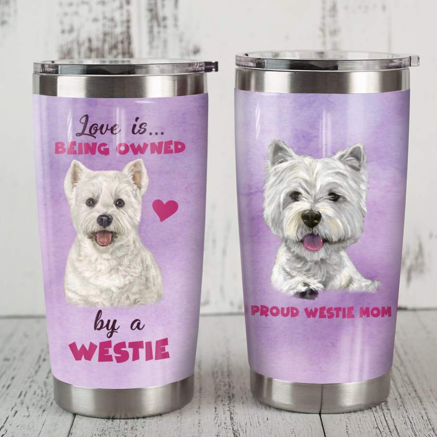 Westie Dog Steel Tumbler MR1106 71O31