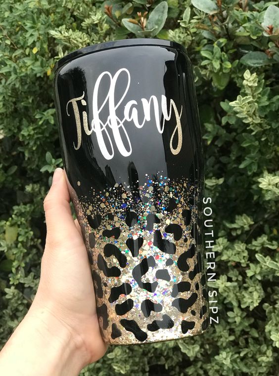 Custom Leopard Tumbler