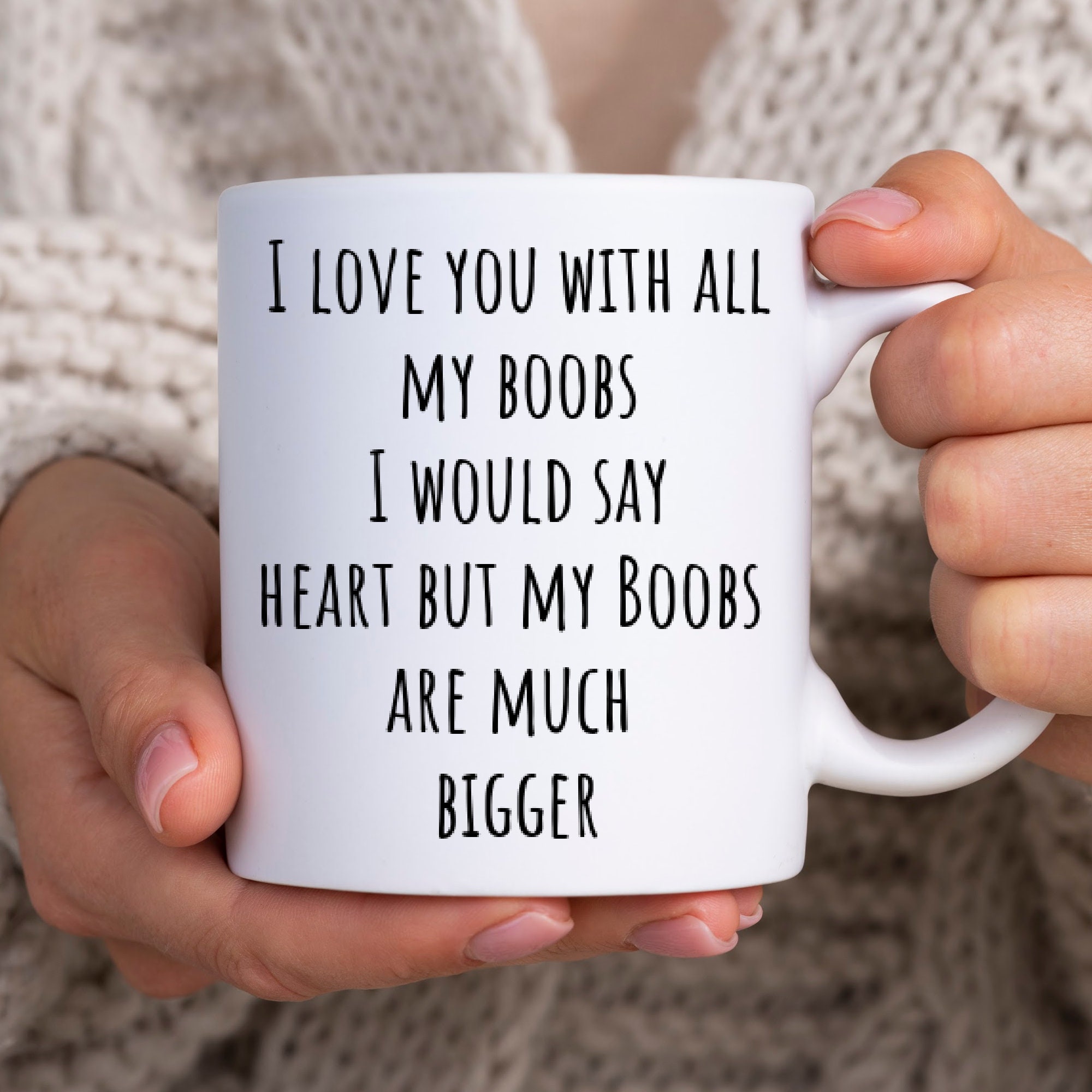 Funny I Love You Mug, Funny Anniversary Gift Mug, INTJ, Girlfriend Gift, Boyfriend Gift, Funny Anniversary Gift, Antisocial Gift Idea