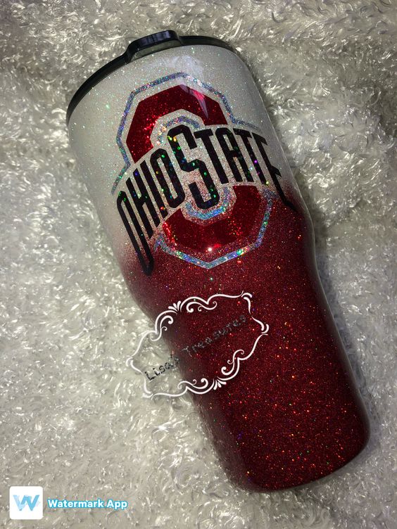 Ohio State Glitter Tumbler