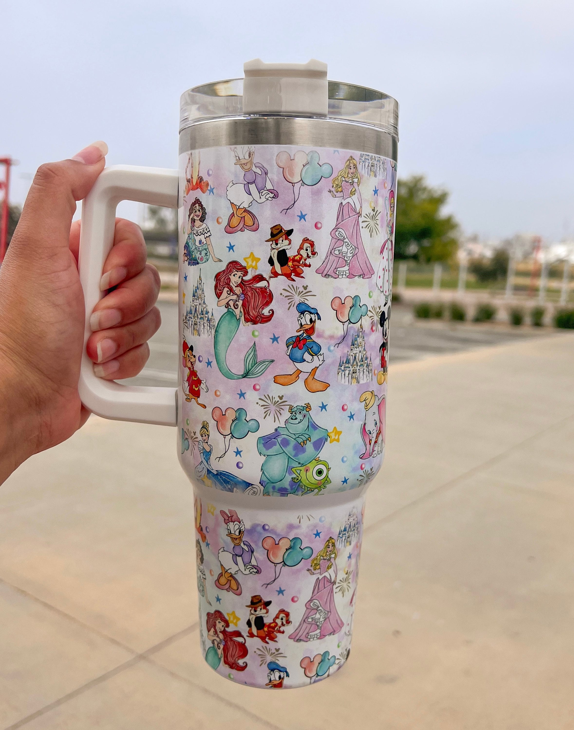 Magic park 40 oz tumbler | 40 oz tumbler| travel mug| Kawaii mug |