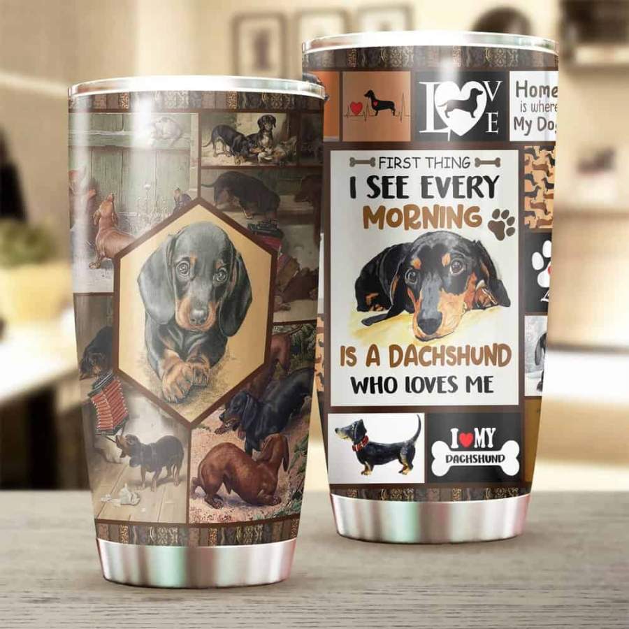 Dasmunch Dog Stainless Steel Tumbler, Dasmunch Dog Stainless Steel Mug Animal Father’s Day gifts, Mother’s Day gift