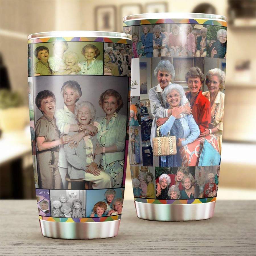 [Stainless Steel Tumbler 20 Oz] The Golden Girls 01 Stainless Steel Tumbler, Golden Girls 01 Stainless Steel Mug Movie Father Day gifts, Mother Day gift