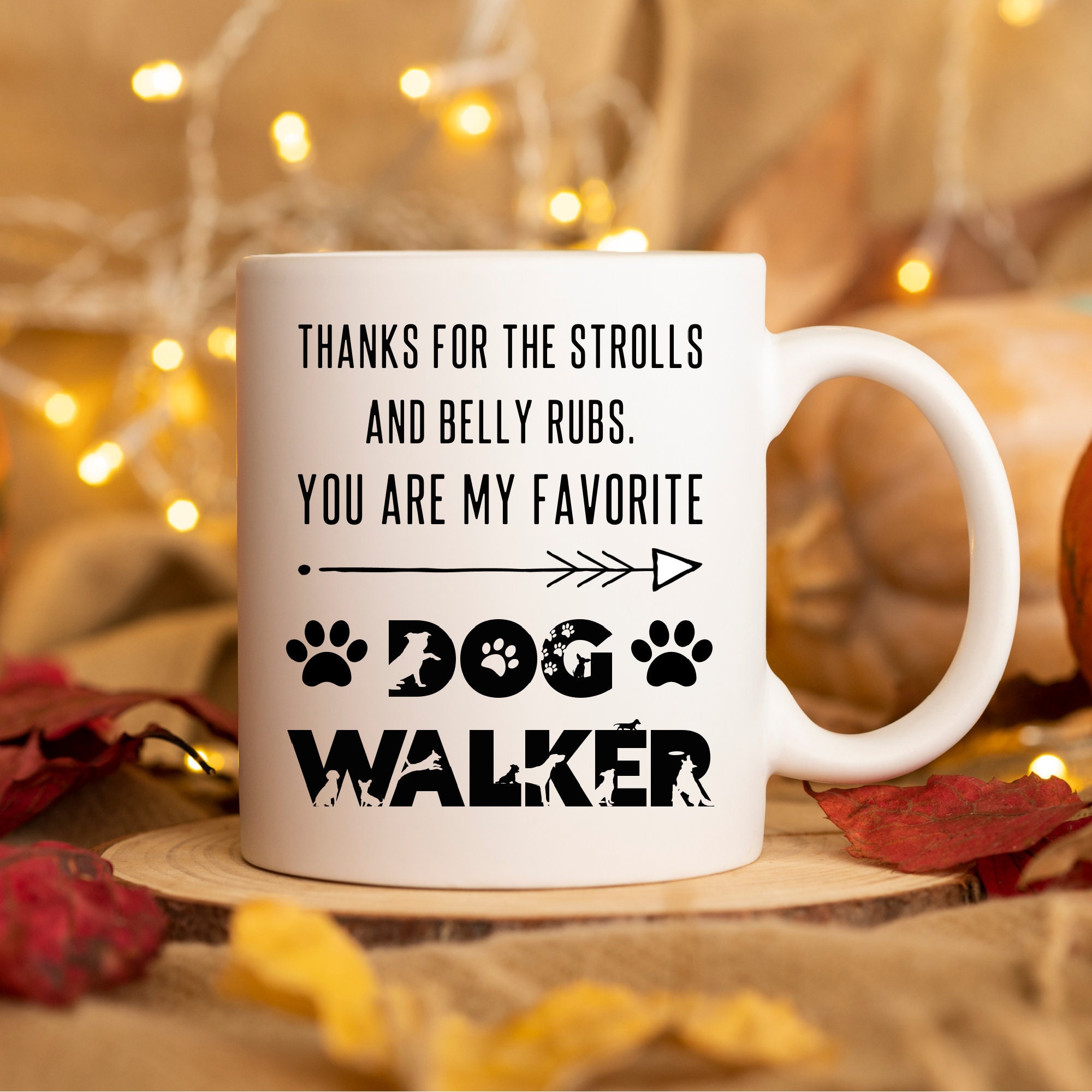 Funny Dog Walker Mug Dog Walker Gift Dog Sitter Mug Dog Caretaker Gifts Best Dog Walker Ever Thank You Appreciation Gift for Dog Walker