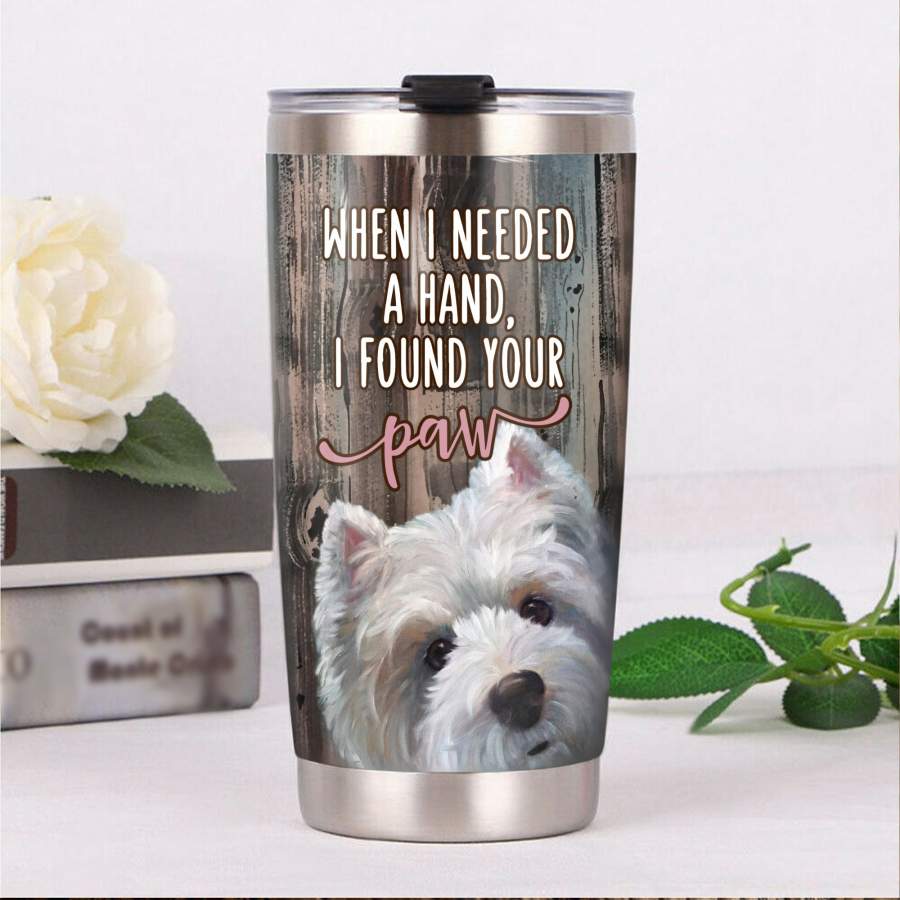 Westie Dog Steel Tumbler JR1502 82O60