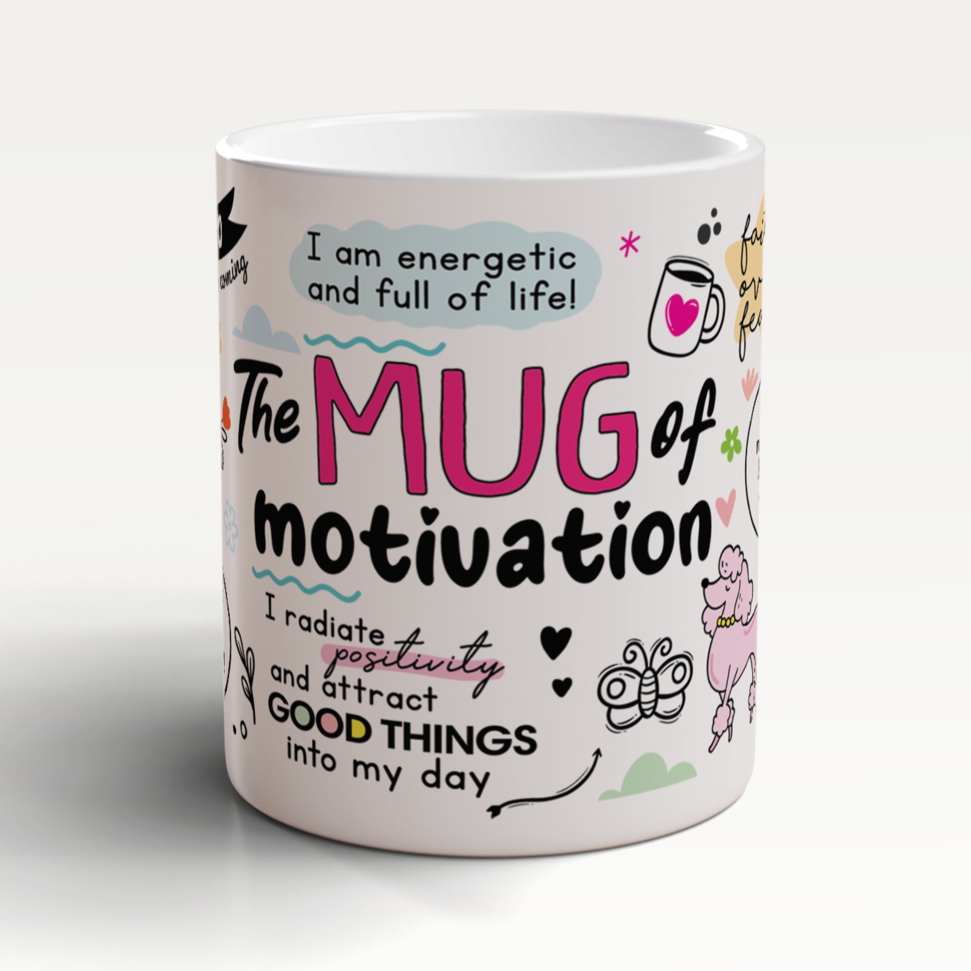 Mug Of Motivation, Affirmation Mug, Quote Mug