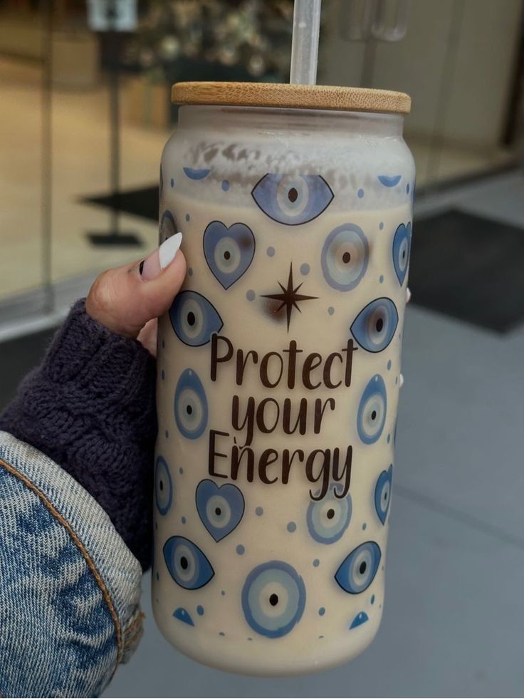 Protect Your Energy Glass Tumbler