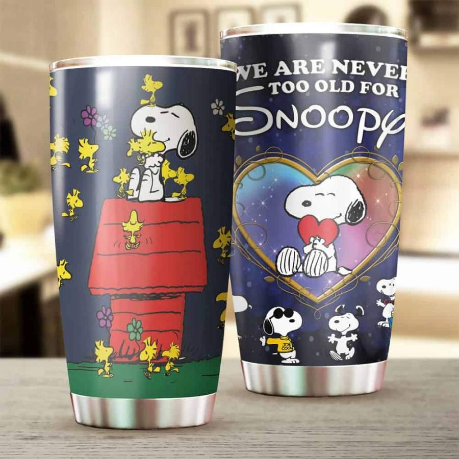 [Stainless Steel Tumbler 20 Oz] SNOOPY04 Snoopy Stainless Steel Tumbler, Snoopy Stainless Steel Mug Autism Father Day gifts, Mother Day gift