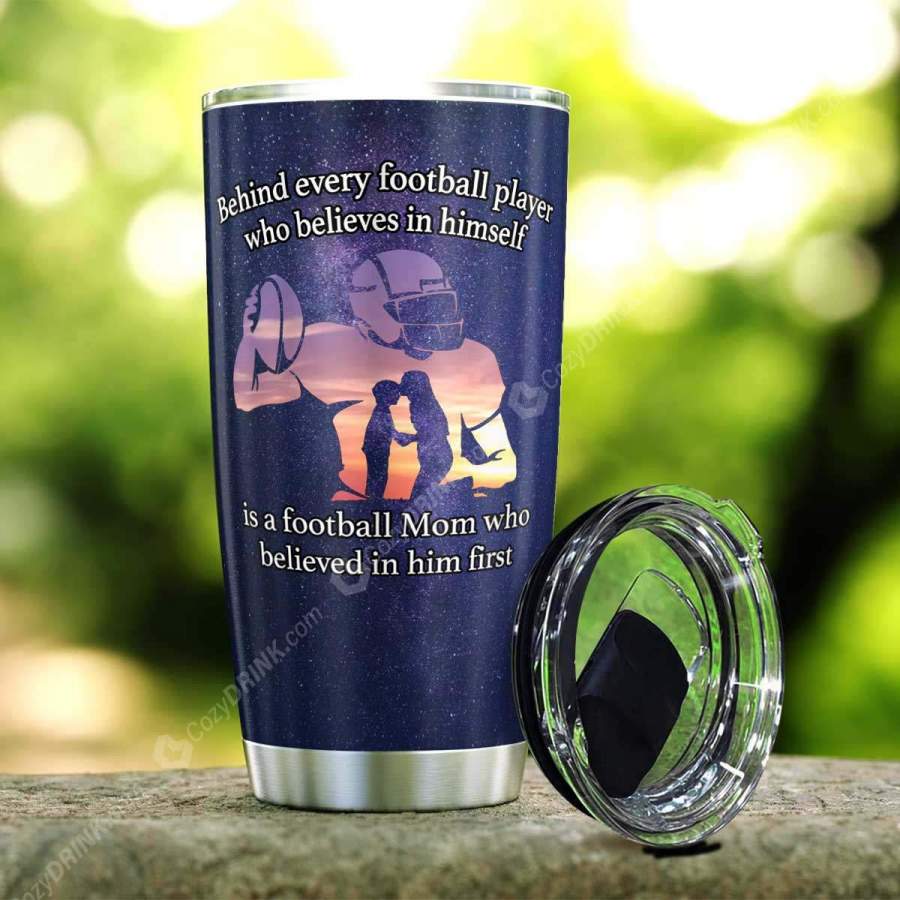 Behind Every Football Player Stainless Steel Tumbler T06L1