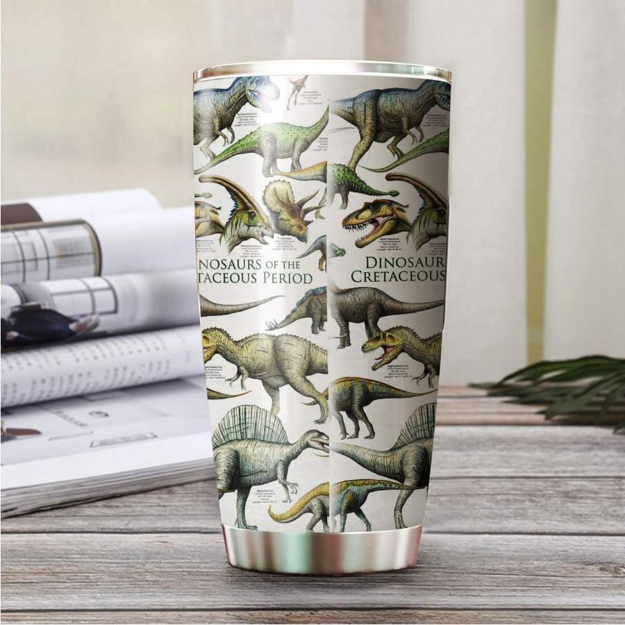 Beautiful Dinosaur Stainless Steel Tumbler