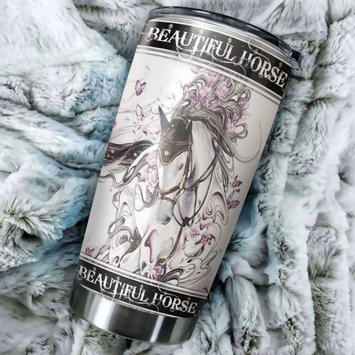 Beautiful Horse Stainless Steel Tumbler, Gifts For New Moms, Christmas Gifts For Girlfriend, Gift For Brother, Father’S Day Gifts, Best Gifts For Mom