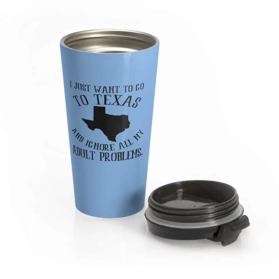 Texas CL15100123MDT 16oz 20oz Travel Mug Vacuum Sealed Tumblers