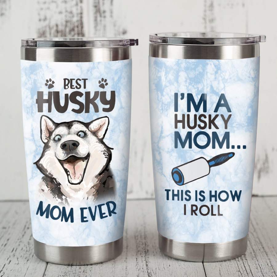 Siberian Husky Dog Steel Tumbler MR1301 68O43