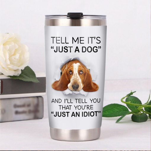 Basset Hound Dog Steel Tumbler, Mother’S Day Ideas, 60Th Birthday Gift Ideas, Mother’S Day Gifts, Gift Ideas For Dad, Mom Christmas Gifts