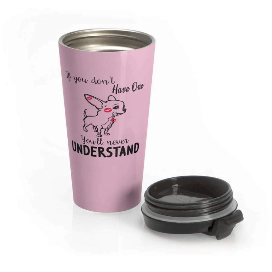 Chihuahua Pink CL15100028MDT 16oz 20oz Travel Mug Vacuum Sealed Tumblers